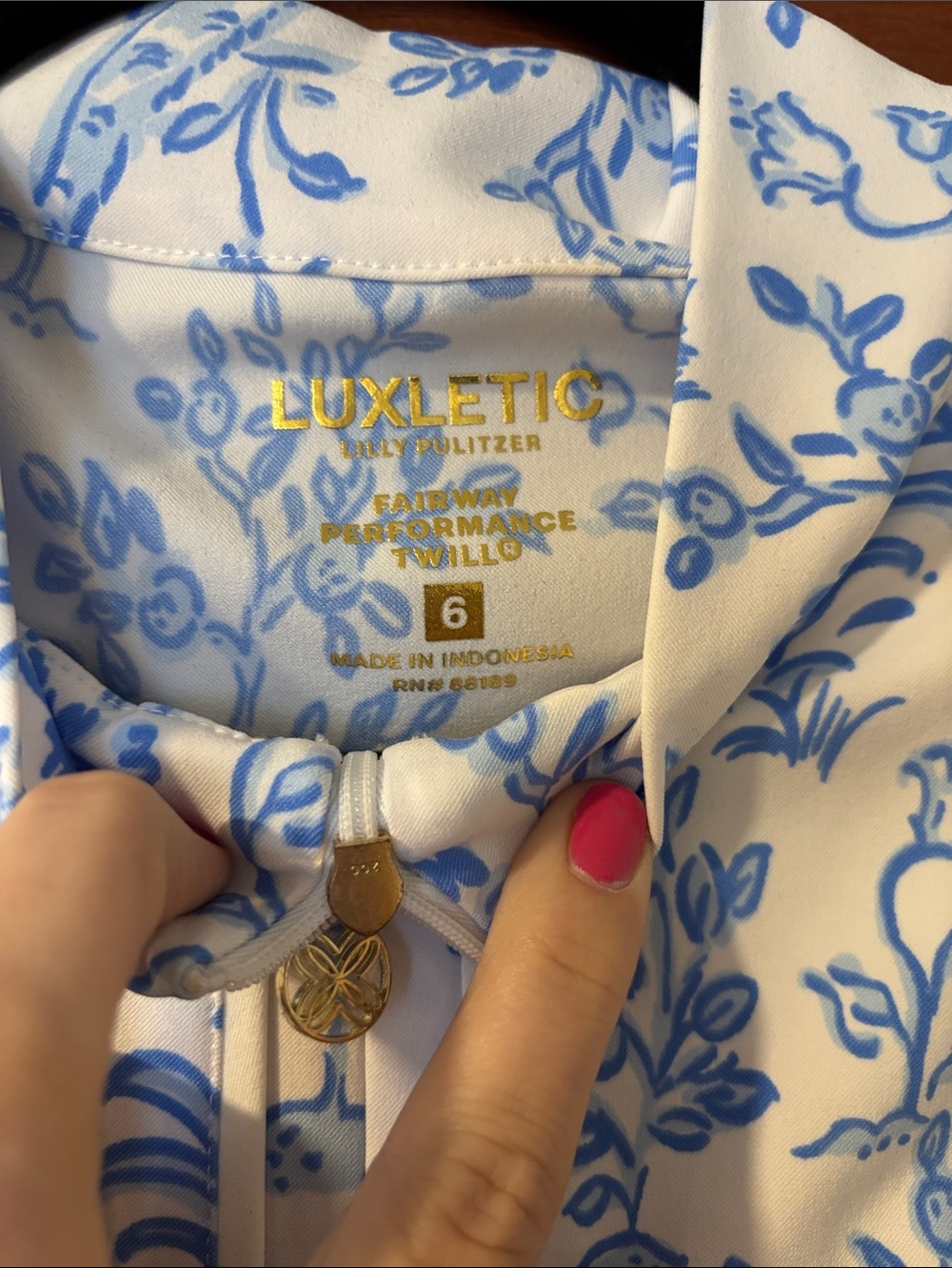 Lilly Pulitzer UPF 50+ Luxletic Kathy Dress - Resort White Tall Tales Golf - Picture 3 of 5